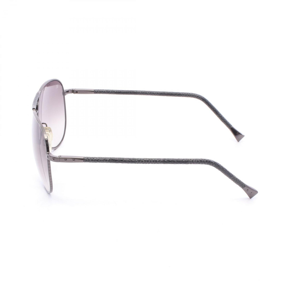 LOUIS VUITTON Conspiration Pilot Damier Sunglasses Black