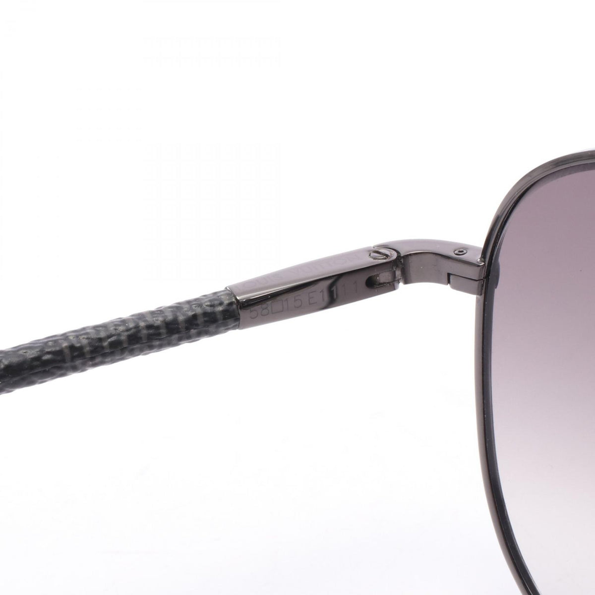 LOUIS VUITTON Conspiration Pilot Damier Sunglasses Black