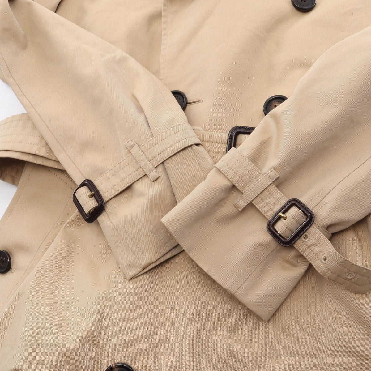 BURBERRY THE WILTSHIRE Nova Check Trench Coat Size 44