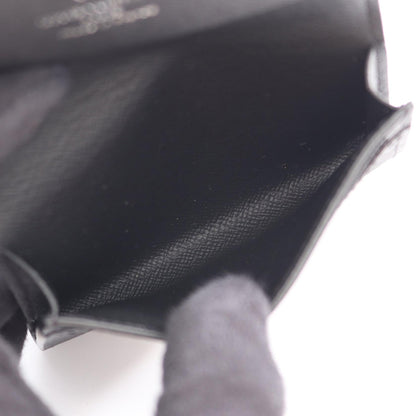 LOUIS VUITTON Monogram Eclipse Enveloppe Card Case Black