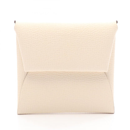 HERMES Bastia Nata Veau Epsom Purse White