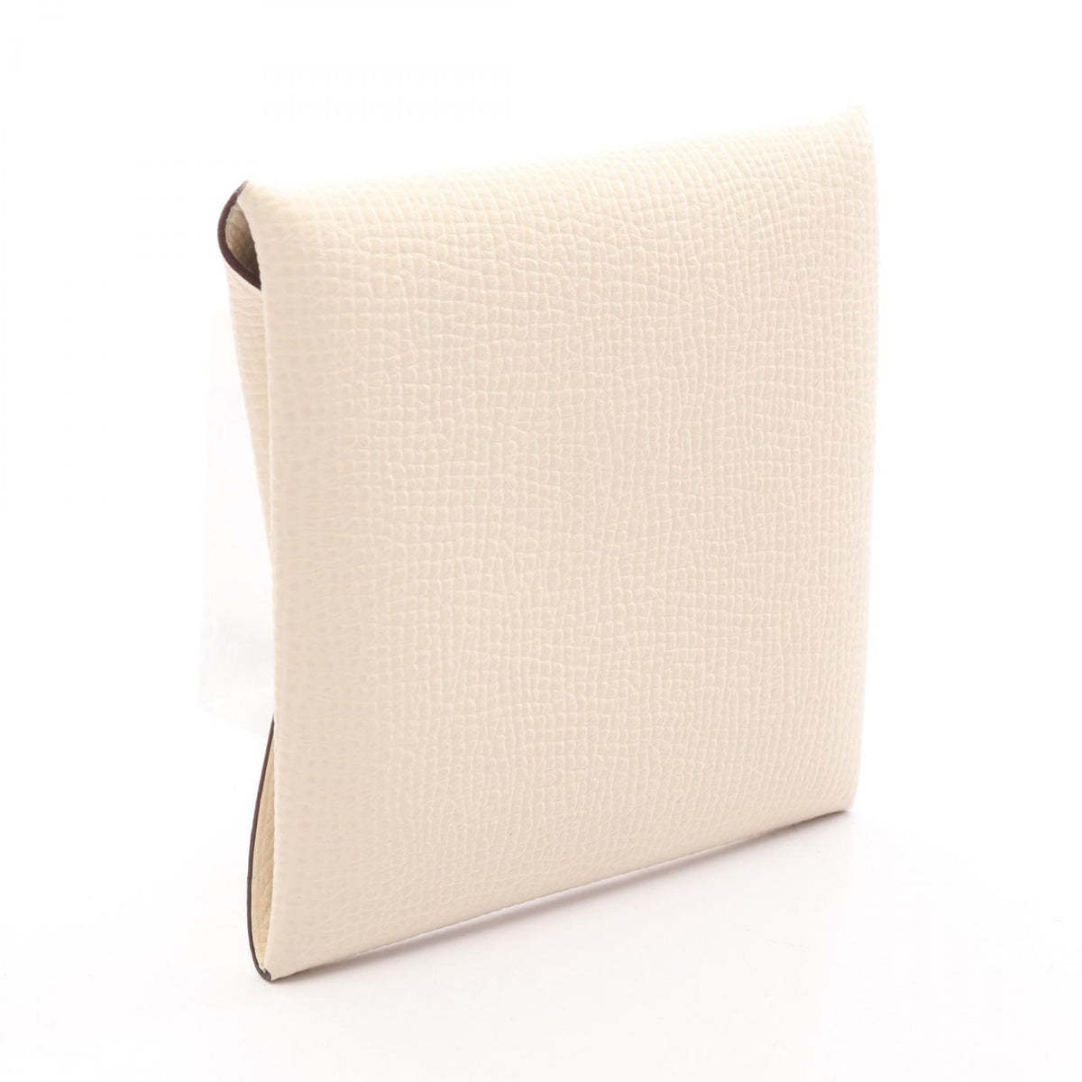 HERMES Bastia Nata Veau Epsom Purse White