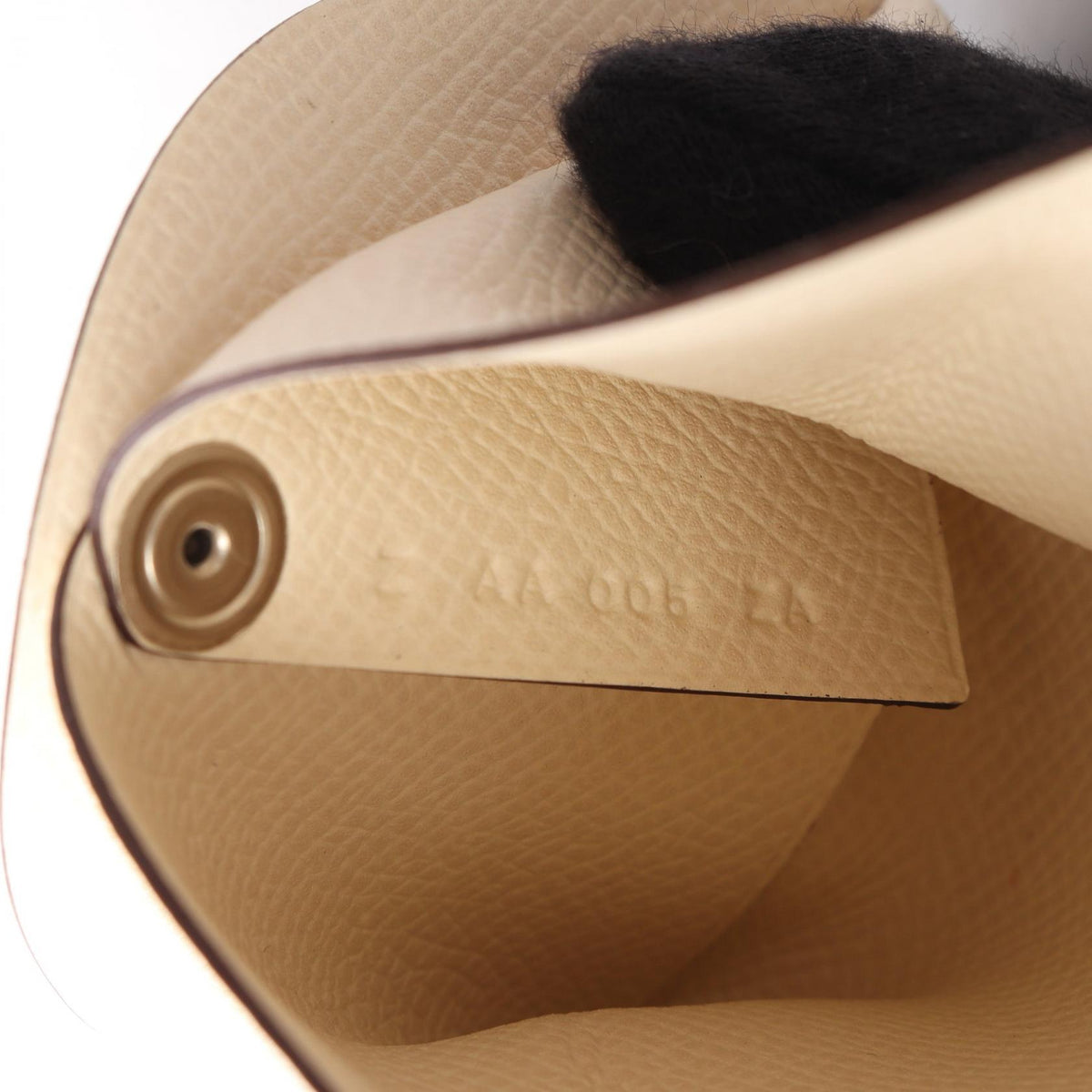 HERMES Bastia Nata Veau Epsom Purse White