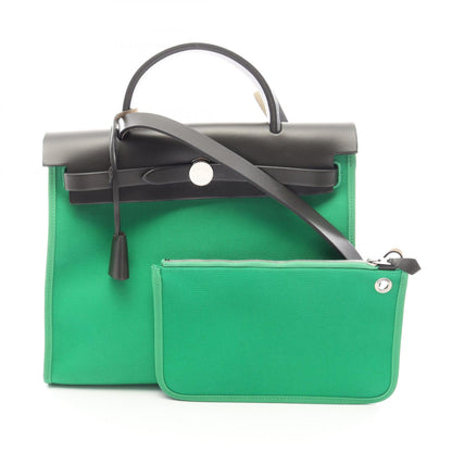 HERMES Herbag Zip PM 2-Way Leather Handbag