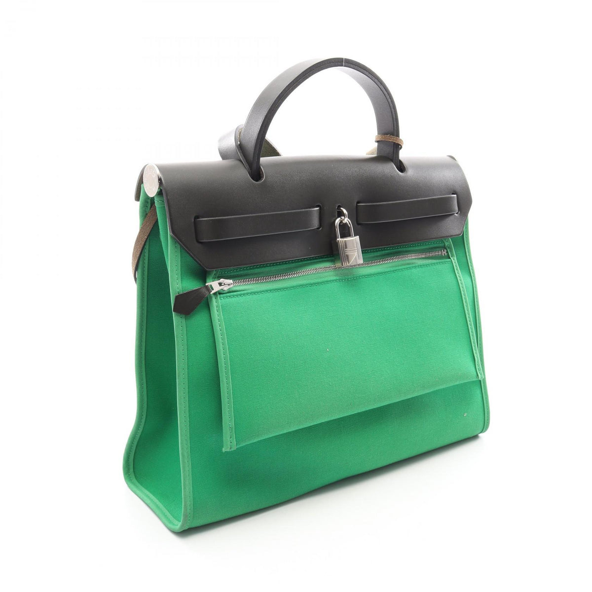 HERMES Herbag Zip PM 2-Way Leather Handbag