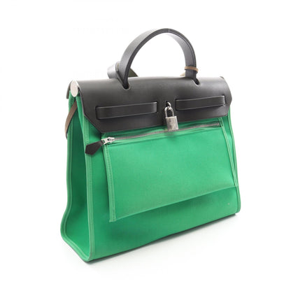 HERMES Herbag Zip PM 2-Way Leather Handbag