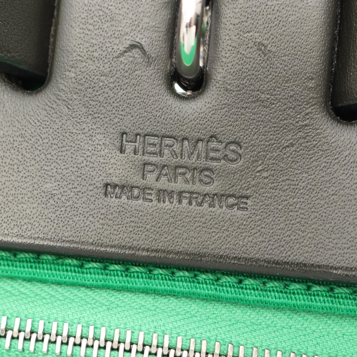 HERMES Herbag Zip PM 2-Way Leather Handbag