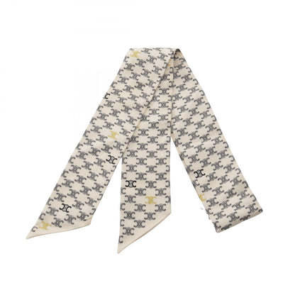 CELINE Lavalliere Triomphe Silk Scarf