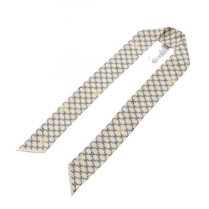 CELINE Lavalliere Triomphe Silk Scarf