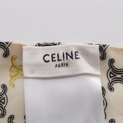 CELINE Lavalliere Triomphe Silk Scarf