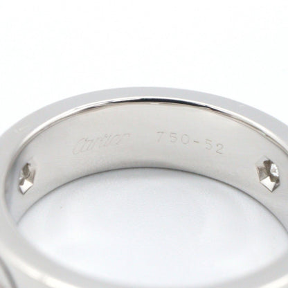 CARTIER K18WG Love Ring 3-Diamond Size JP 11