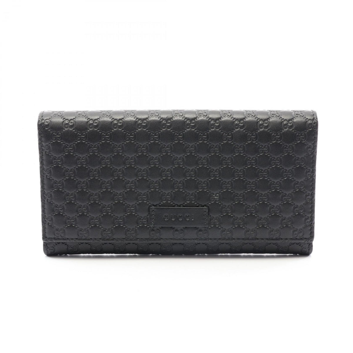 GUCCI Microguccissima Leather Wallet Black