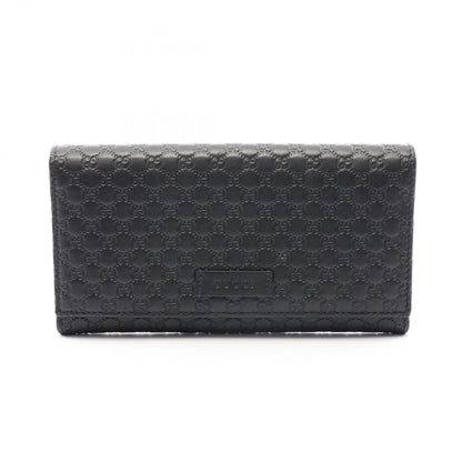 GUCCI Microguccissima Leather Wallet Black