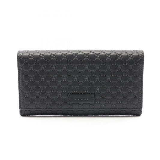 GUCCI Microguccissima Leather Wallet Black
