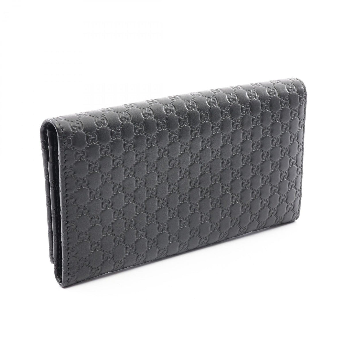 GUCCI Microguccissima Leather Wallet Black
