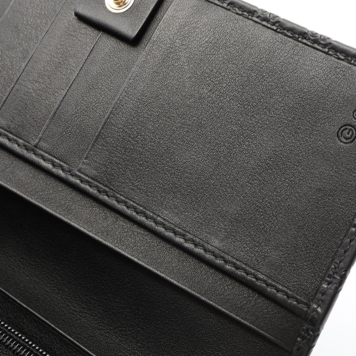 GUCCI Microguccissima Leather Wallet Black