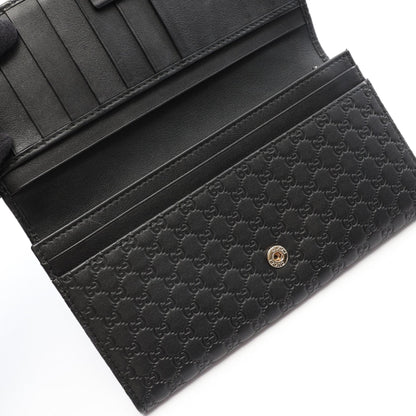 GUCCI Microguccissima Leather Wallet Black
