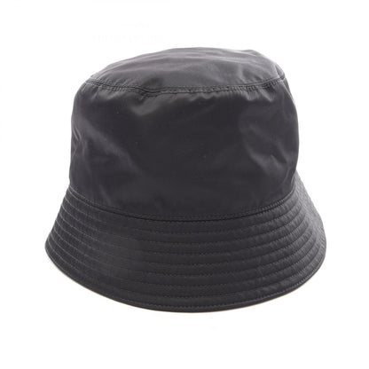 PRADA Re-Nylon Triangle Plate Bucket Hat Size S