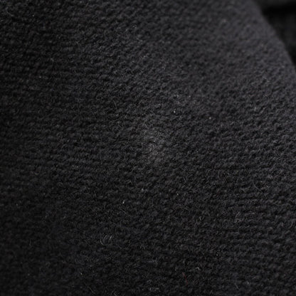 CHROME HEARTS Leather Cross Patch Hoodie Black Size L