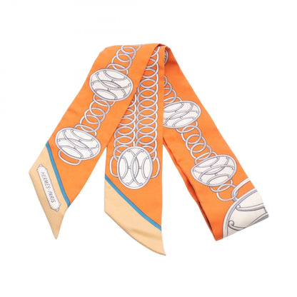 HERMES Twilly Lift Profile Silk Scarf