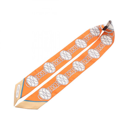 HERMES Twilly Lift Profile Silk Scarf