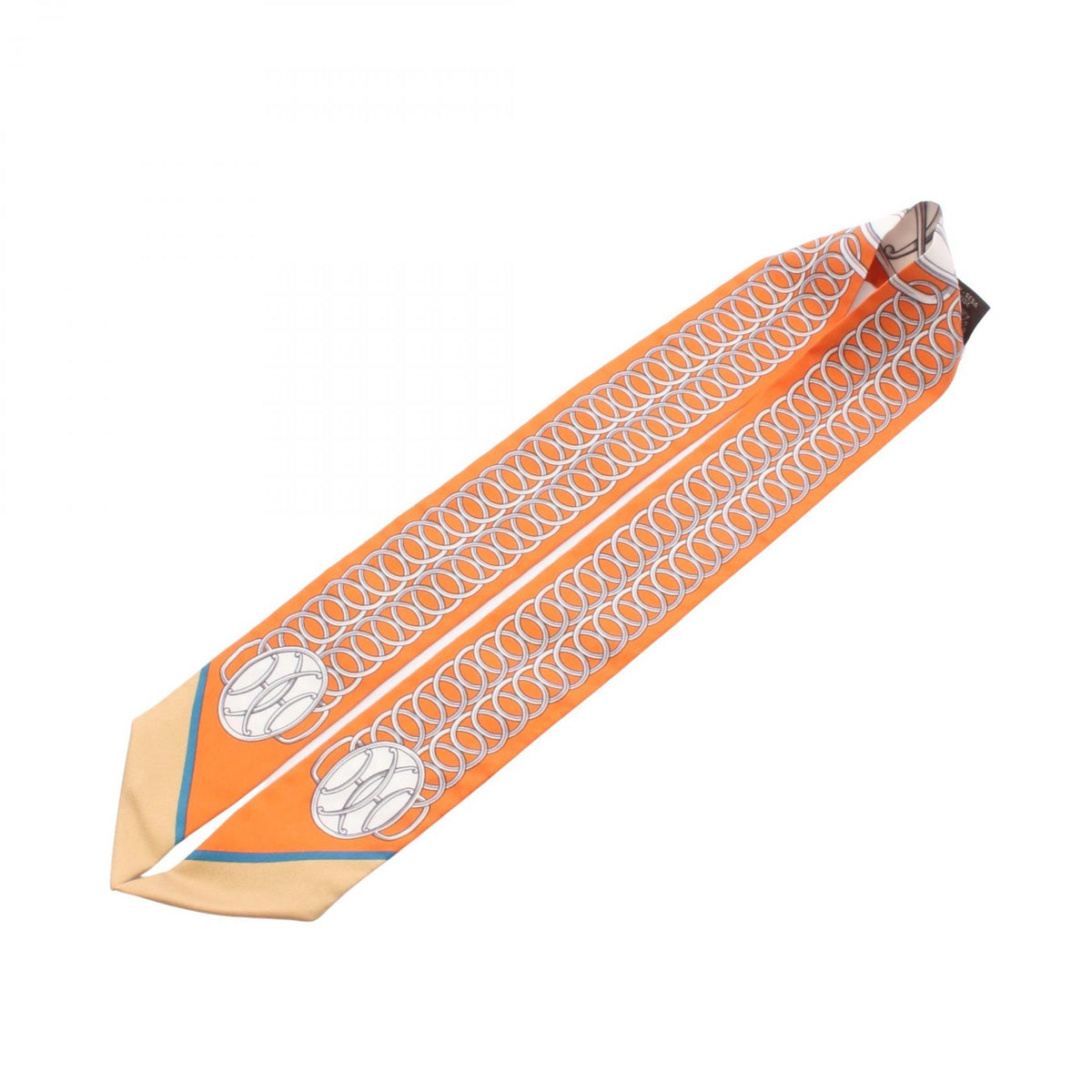 HERMES Twilly Lift Profile Silk Scarf