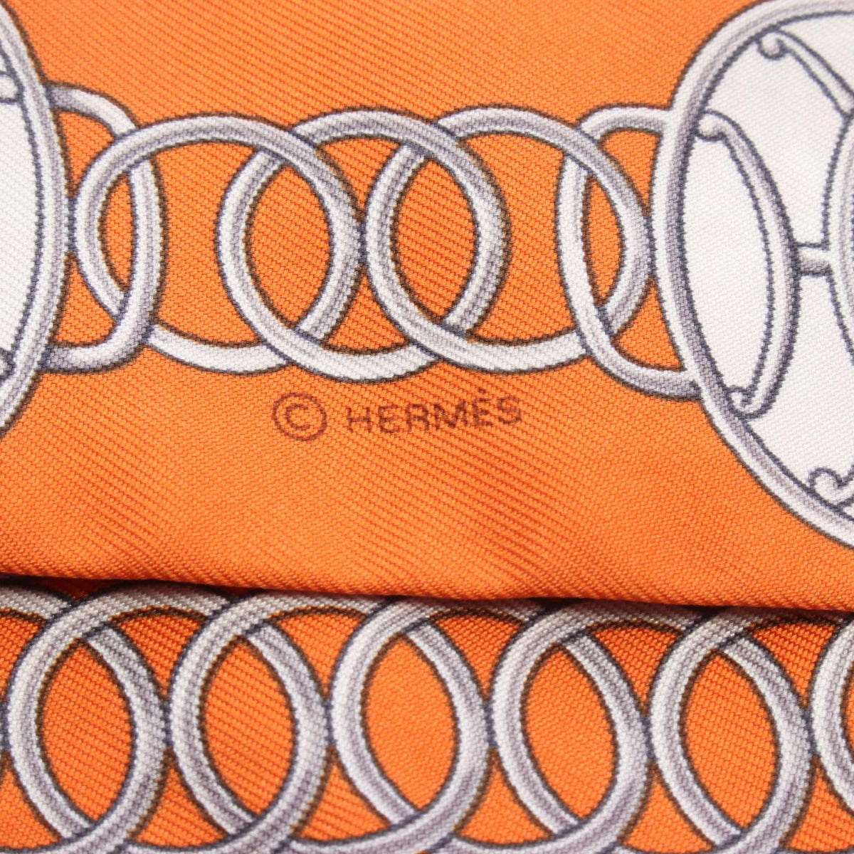 HERMES Twilly Lift Profile Silk Scarf