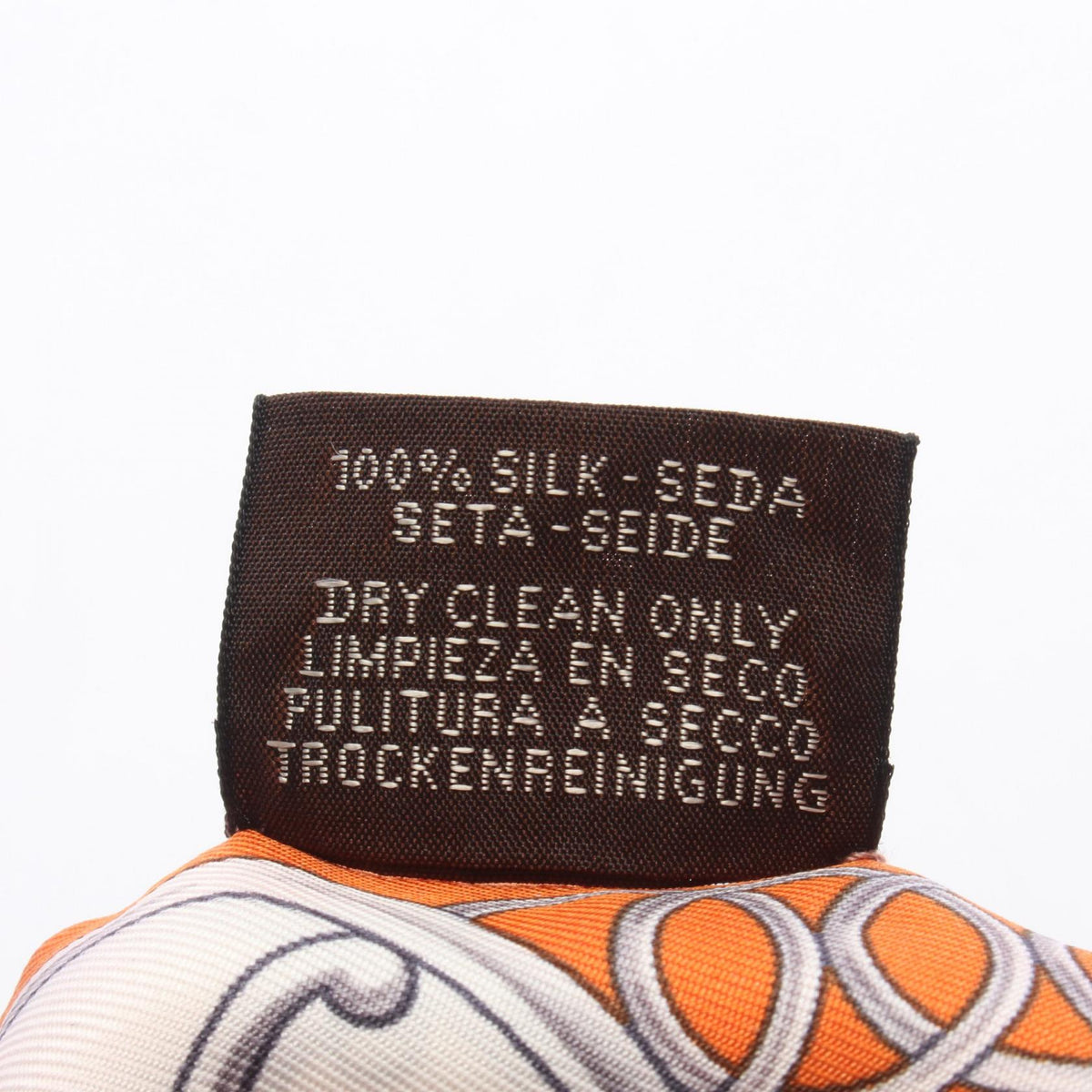 HERMES Twilly Lift Profile Silk Scarf
