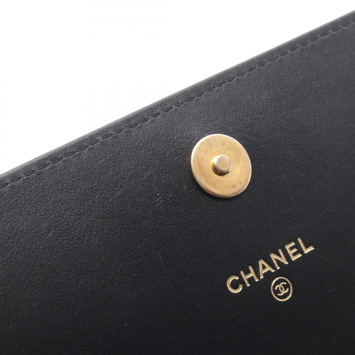 CHANEL Boy Chanel Caviar Phone Bag Black