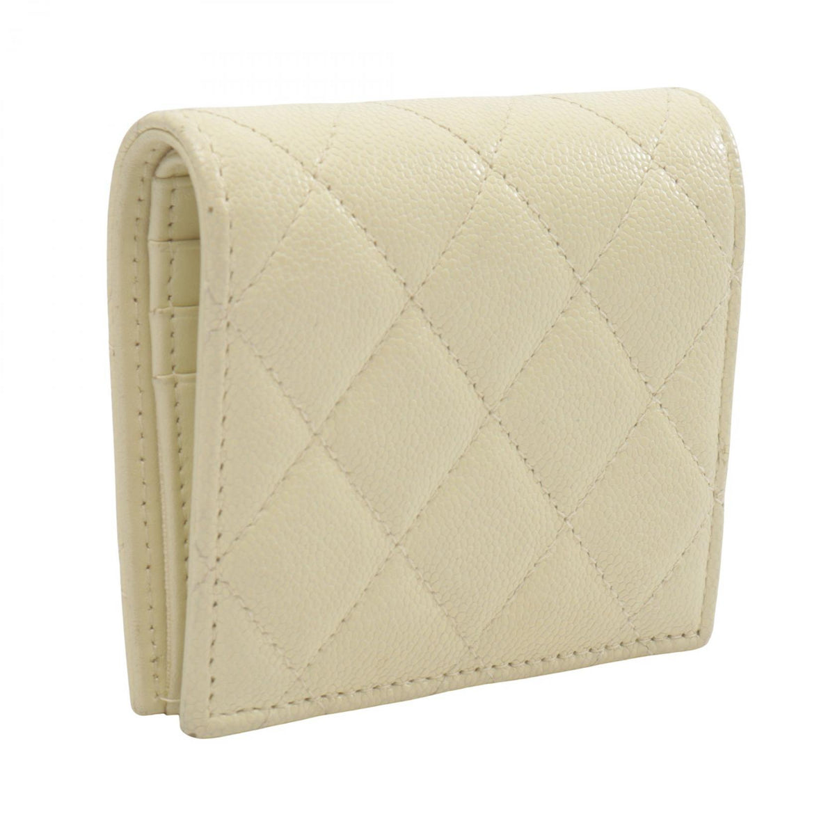 CHANEL Matelasse Classic Wallet Yellow