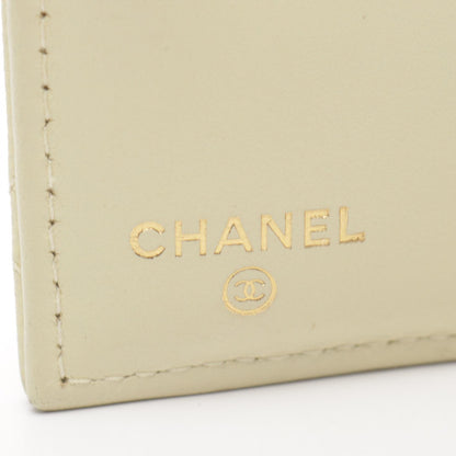 CHANEL Matelasse Classic Wallet Yellow