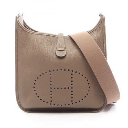 HERMES Evelyne III PM Etoupe Shoulder Bag