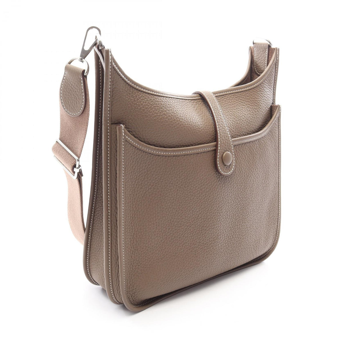 HERMES Evelyne III PM Etoupe Shoulder Bag