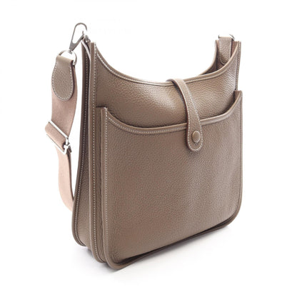 HERMES Evelyne III PM Etoupe Shoulder Bag