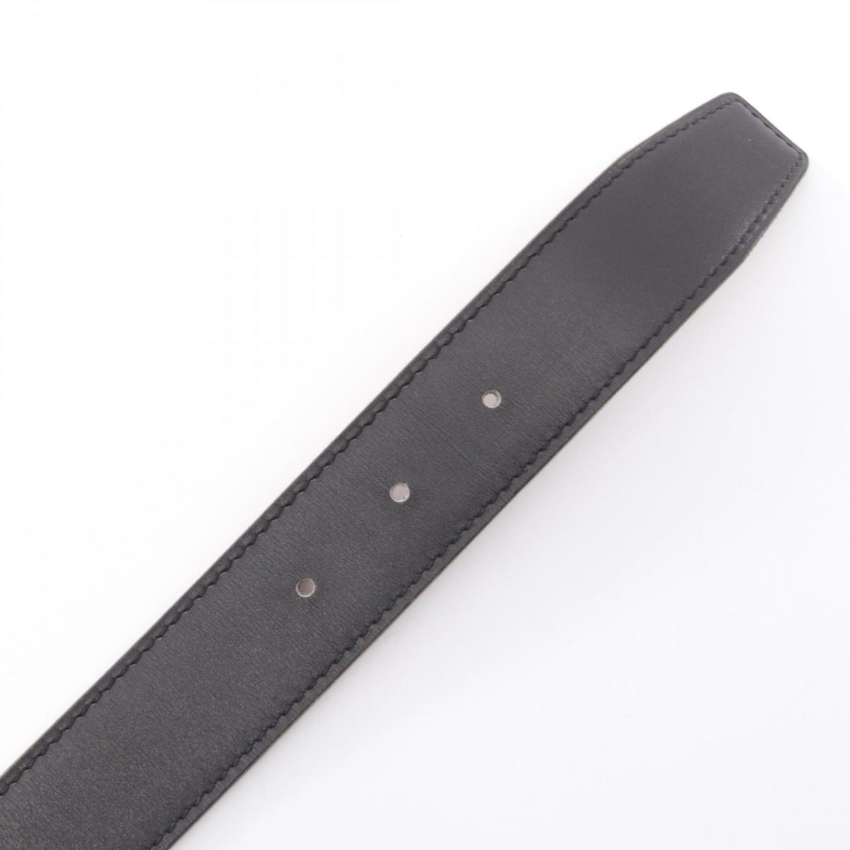 HERMES Constance Reversible H Belt Black/Brown Size 75
