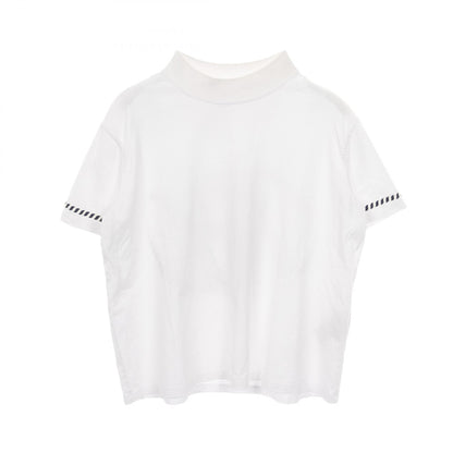 HERMES Kanoe Cotton Short Sleeve T-Shirt White Size 36