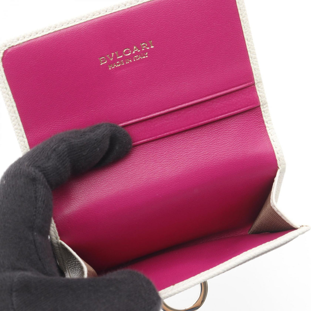 BVLGARI Bvlgari Bvlgari Leather Card Case