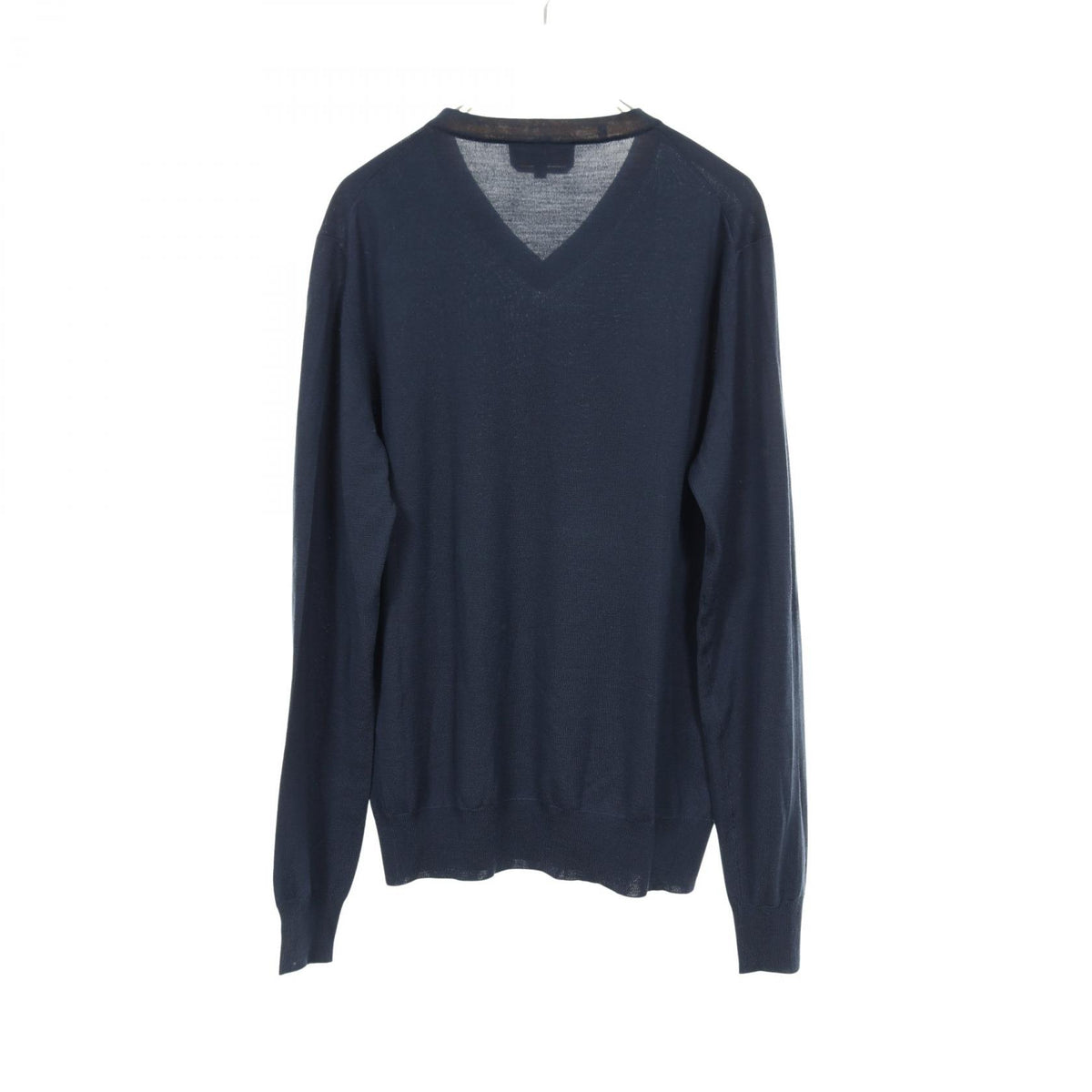 HERMES Wool Sweater Navy Size S
