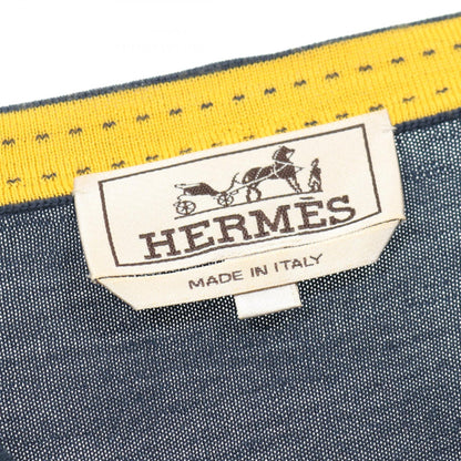 HERMES Wool Sweater Navy Size S