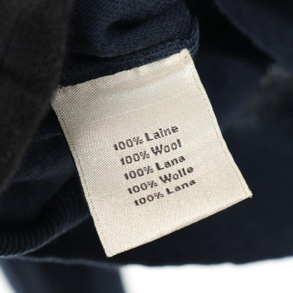 HERMES Wool Sweater Navy Size S