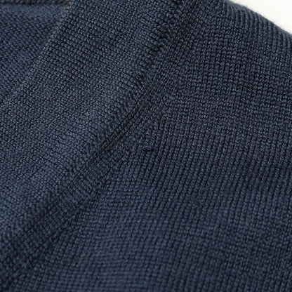 HERMES Wool Sweater Navy Size S