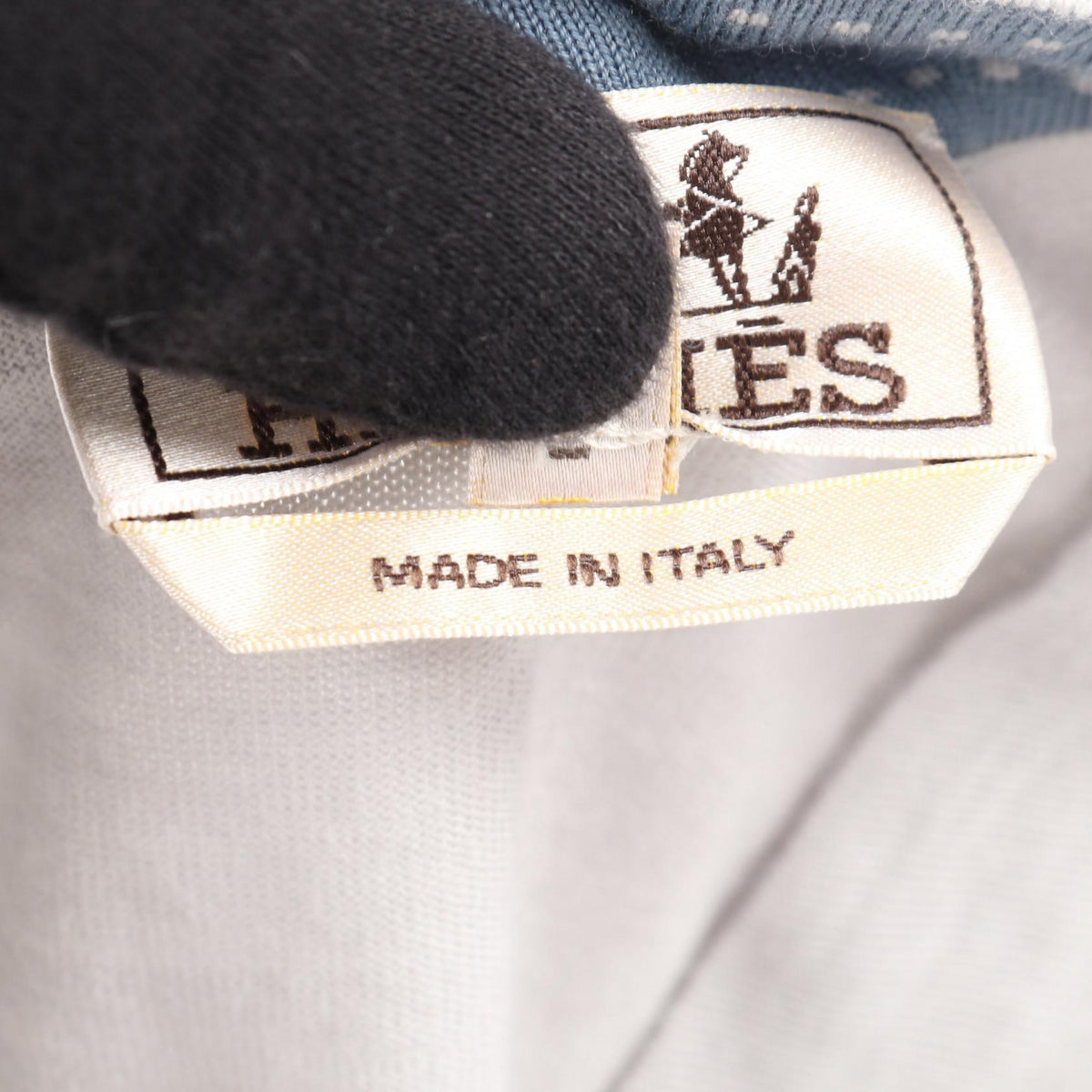 HERMES Wool Cardigan Gray Size S