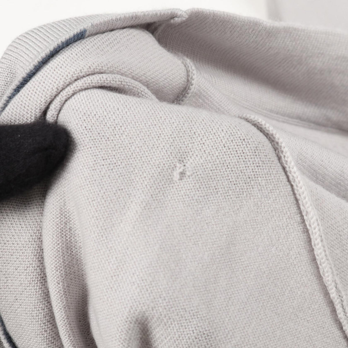 HERMES Wool Cardigan Gray Size S