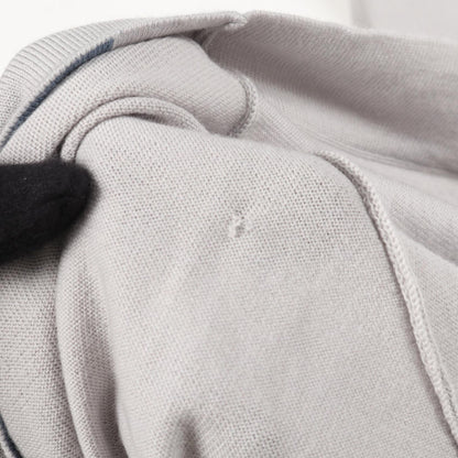HERMES Wool Cardigan Gray Size S