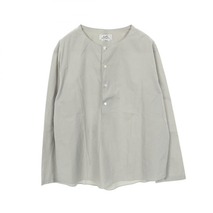 HERMES Cotton Pullover Sweatshirt Gray Size 17/43