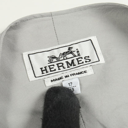 HERMES Cotton Pullover Sweatshirt Gray Size 17/43