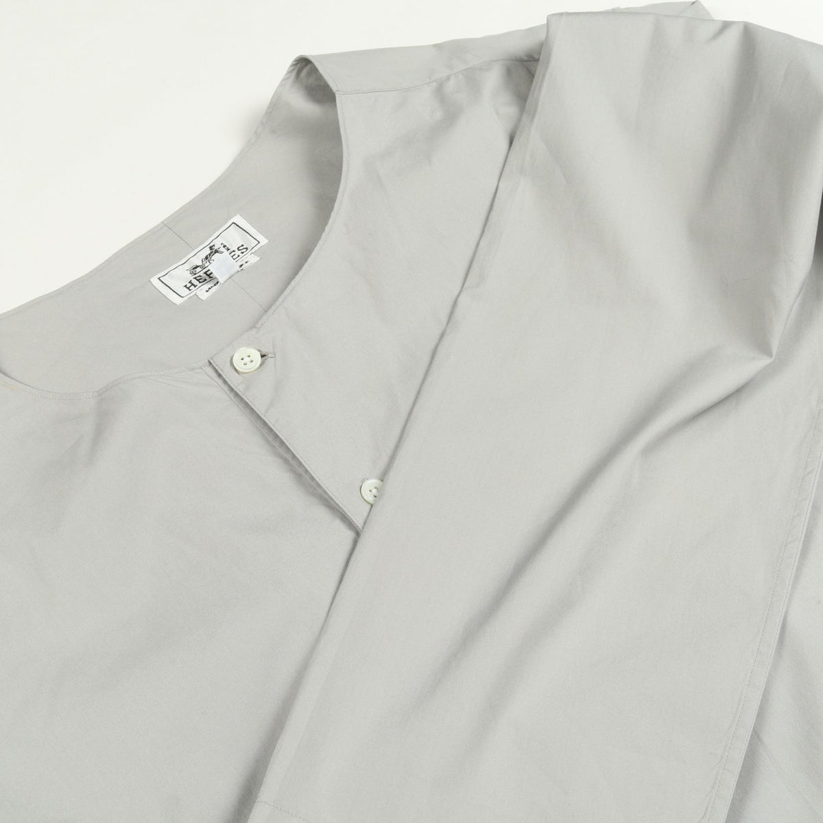 HERMES Cotton Pullover Sweatshirt Gray Size 17/43