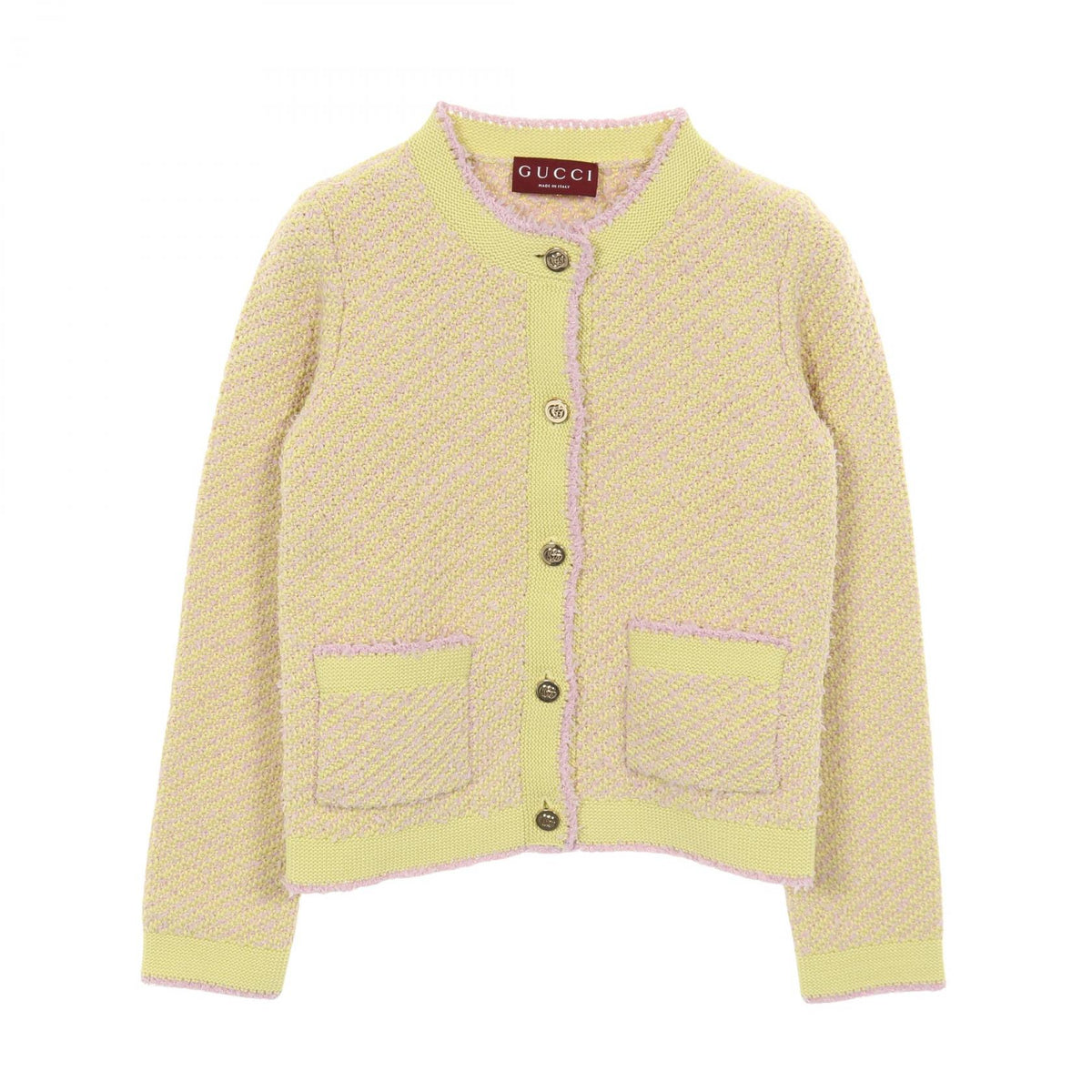 GUCCI Double G Button Cotton Cardigan Size XS