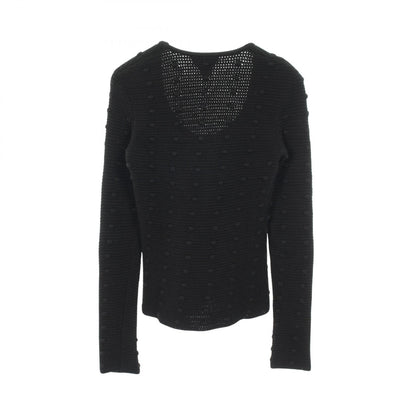 BOTTEGA VENETA Cotton Knit Sweater Black Size S