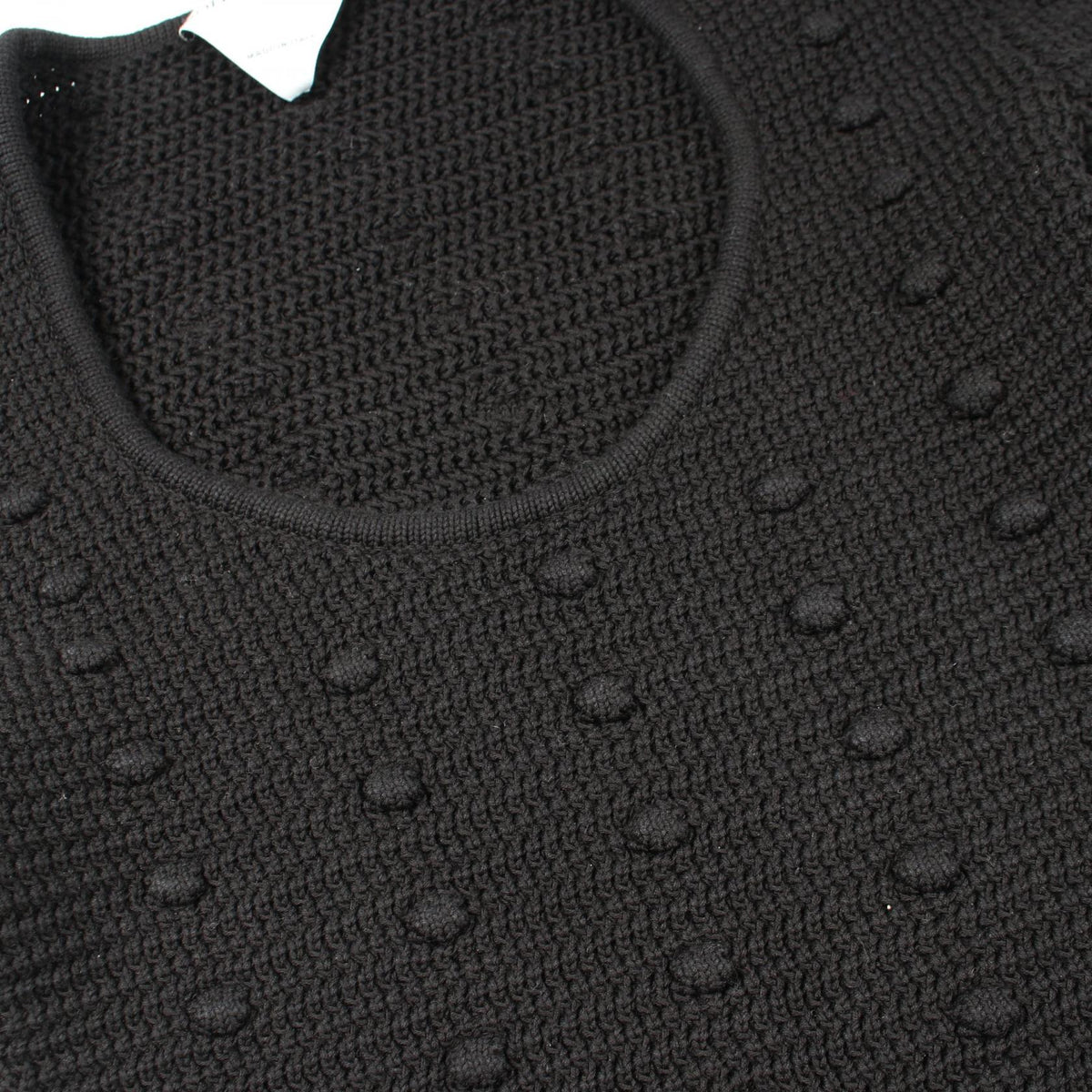 BOTTEGA VENETA Cotton Knit Sweater Black Size S